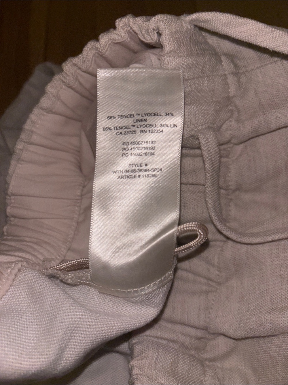 Aritzia Wilfred Linen Lodge Pants NWT - Picture 5 of 6
